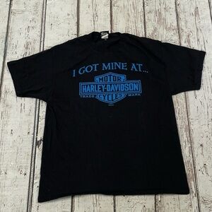 Harley-Davidson Motorcycles Oklahoma Travel Sooner Crewneck Tee Tshirt